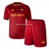 Camisola AS Roma Criança Equipamento Primeiro 2022-2023 Manga Corta